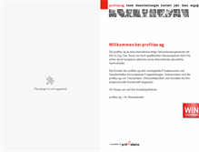 Tablet Screenshot of profi-tax.ch